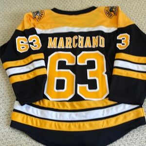 NHL certified Boston Bruins Marchand jersey